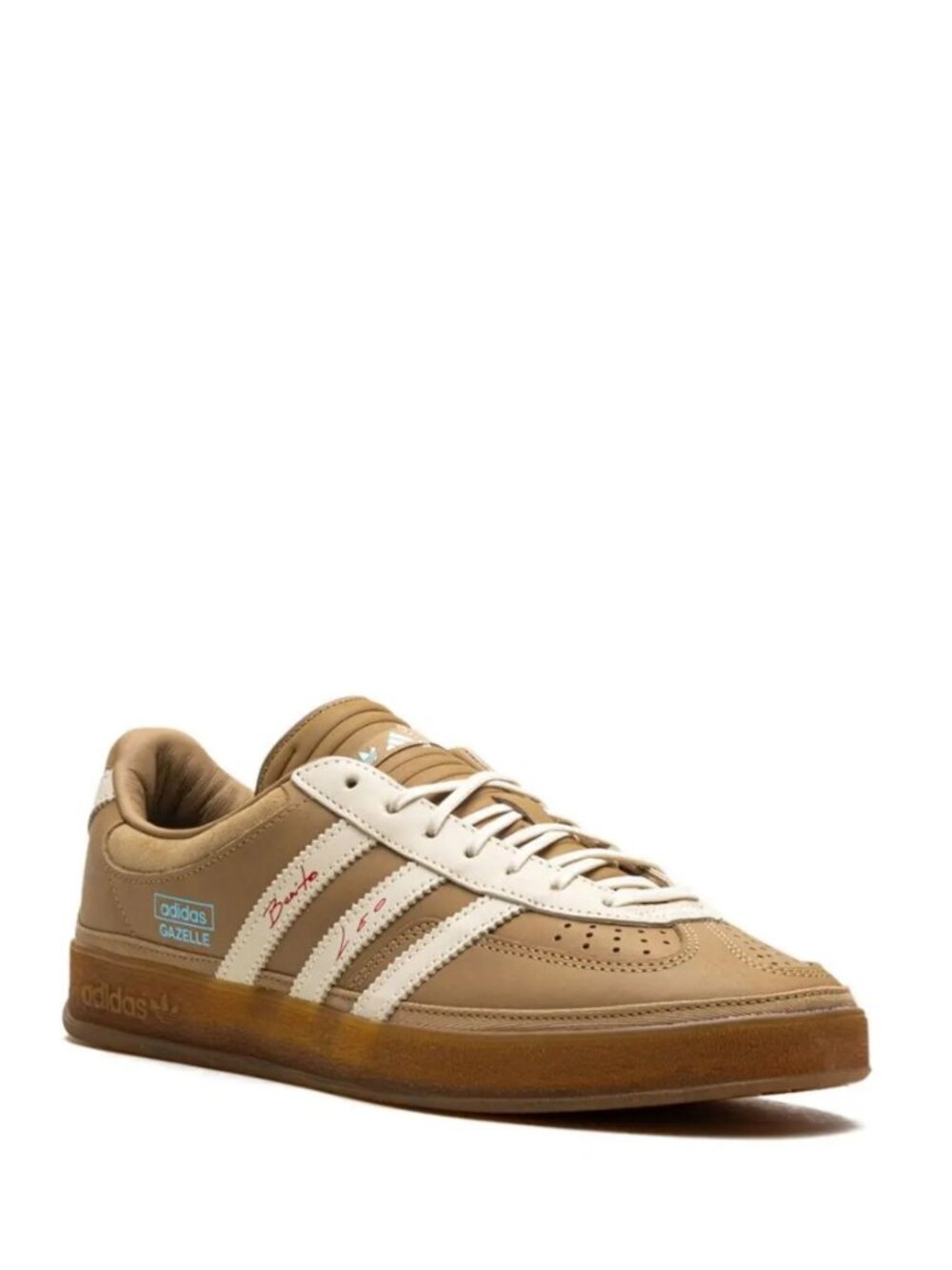 adidas Gazelle Men's Sneakers in Tan and White